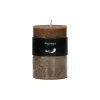 Pomax Bougies-CANDLE - bougie - cire de paraffine - DIA 7 x H 10 cm - noisette