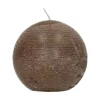 Pomax Bougies-CANDLE - bougie - cire de paraffine - DIA 9 cm - noisette