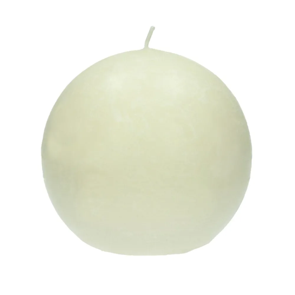 Pomax Bougies-CANDLE - bougie - cire de paraffine - DIA 9 cm - ivoire