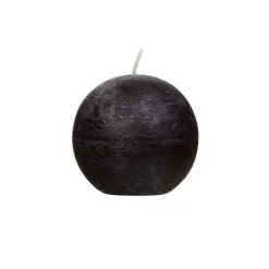 Pomax Bougies-CANDLE - bougie - cire de paraffine - DIA 6 cm - noir