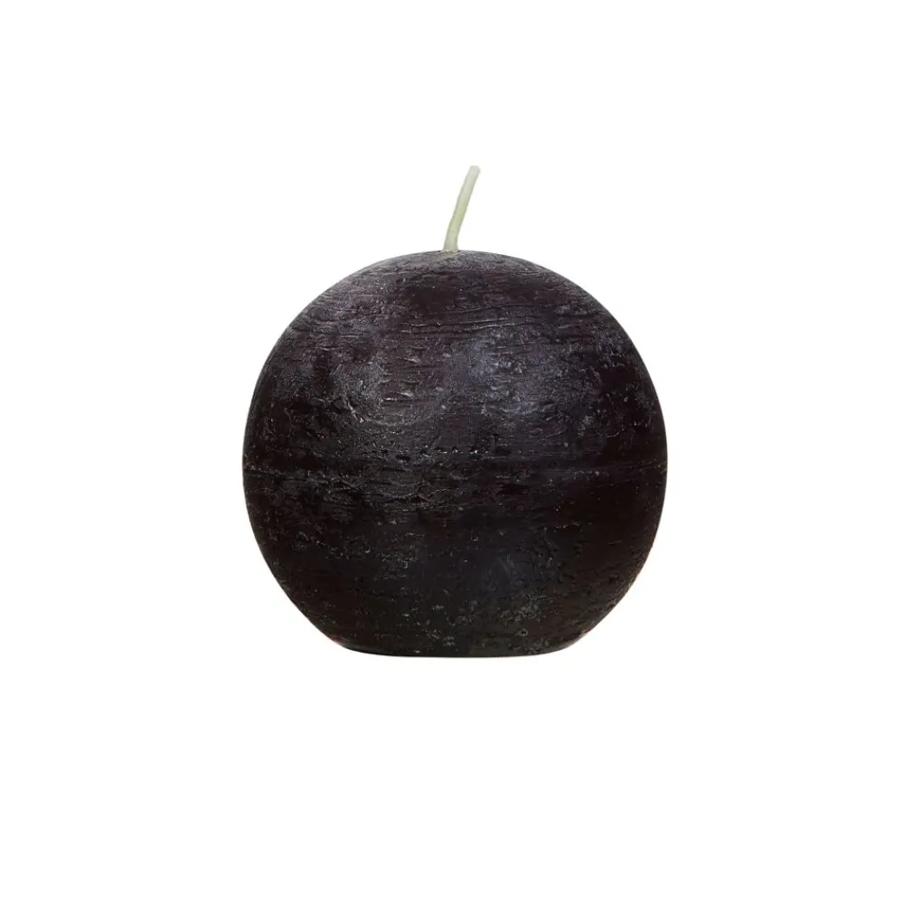 Pomax Bougies-CANDLE - bougie - cire de paraffine - DIA 6 cm - noir