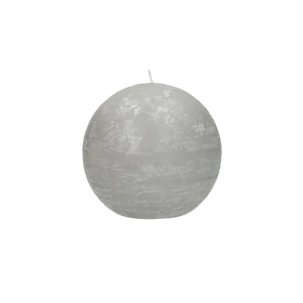 Pomax Bougies-CANDLE - bougie - cire de paraffine - DIA 6 cm - lin