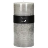 Pomax Bougies-CANDLE - bougie - cire de paraffine - DIA 10 x H 20 cm - lin