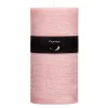 Pomax Bougies-CANDLE - bougie - cire de paraffine - DIA 10 x H 20 cm - rose clair