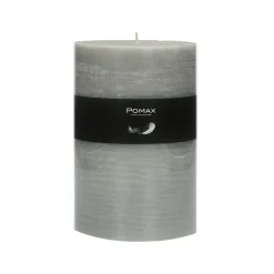 Pomax Bougies-CANDLE - bougie - cire de paraffine - DIA 10 x H 15 cm - lin