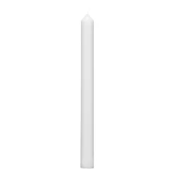 Pomax Bougies-CANDLE - bougie - cire de paraffine - H 25 cm - Blanc