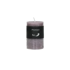 Pomax Bougies-CANDLE - bougie - cire de paraffine - DIA 5 x H 8 cm - lavande
