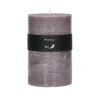 Pomax Bougies-CANDLE - bougie - cire de paraffine - DIA 10 x H 15 cm - lavande
