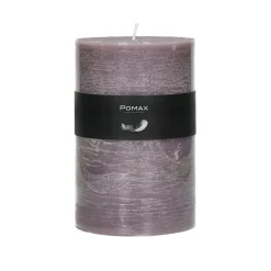 Pomax Bougies-CANDLE - bougie - cire de paraffine - DIA 10 x H 15 cm - lavande