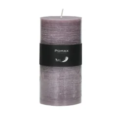 Pomax Bougies-CANDLE - bougie - cire de paraffine - DIA 7 x H 14 cm - lavande