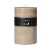Pomax Bougies-CANDLE - bougie - cire de paraffine - DIA 10 x H 15 cm - miel