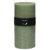 Pomax Bougies-CANDLE - bougie - cire de paraffine - DIA 10 x H 20 cm - avocat
