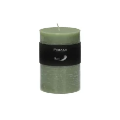 Pomax Bougies-CANDLE - bougie - cire de paraffine - DIA 7 x H 10 cm - avocat