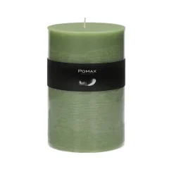 Pomax Bougies-CANDLE - bougie - cire de paraffine - DIA 10 x H 15 cm - avocat