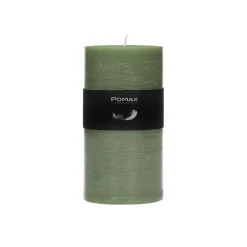 Pomax Bougies-CANDLE - bougie - cire de paraffine - DIA 7 x H 14 cm - avocat