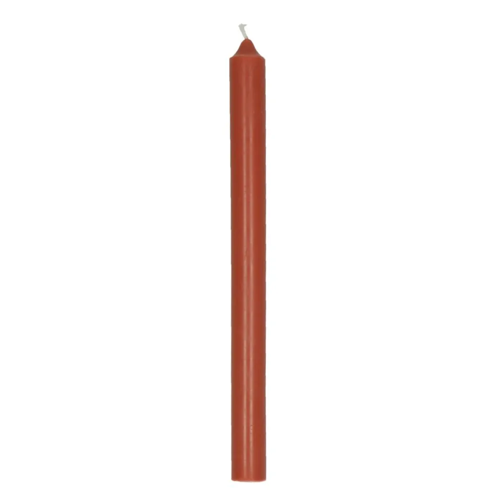 Pomax Bougies-CANDLE - bougie - cire de paraffine - H 25 cm - terracotta