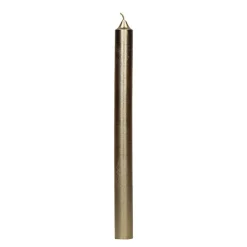 Pomax Bougies-CANDLE - bougie - cire de paraffine - H 25 cm - champagne