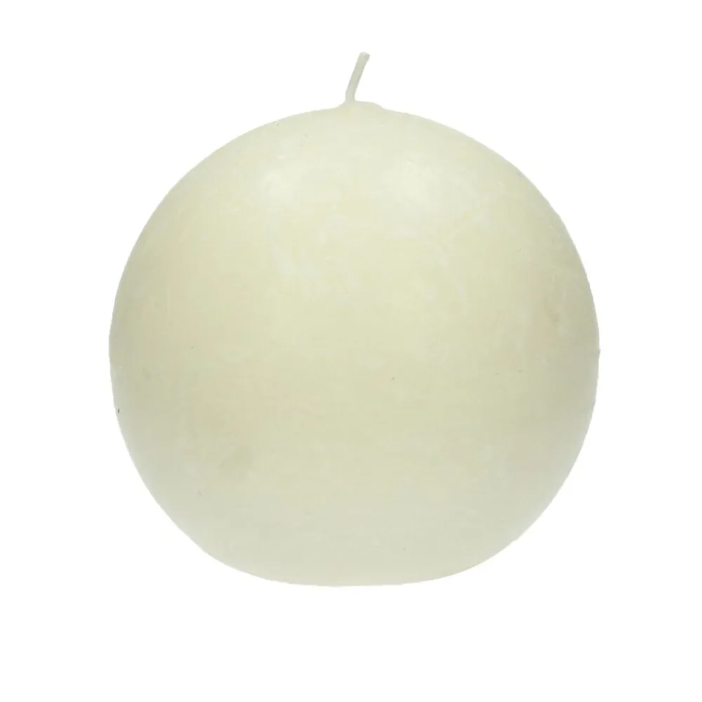 Pomax Bougies-CANDLE - bougie - cire de paraffine - DIA 9 cm - ivoire