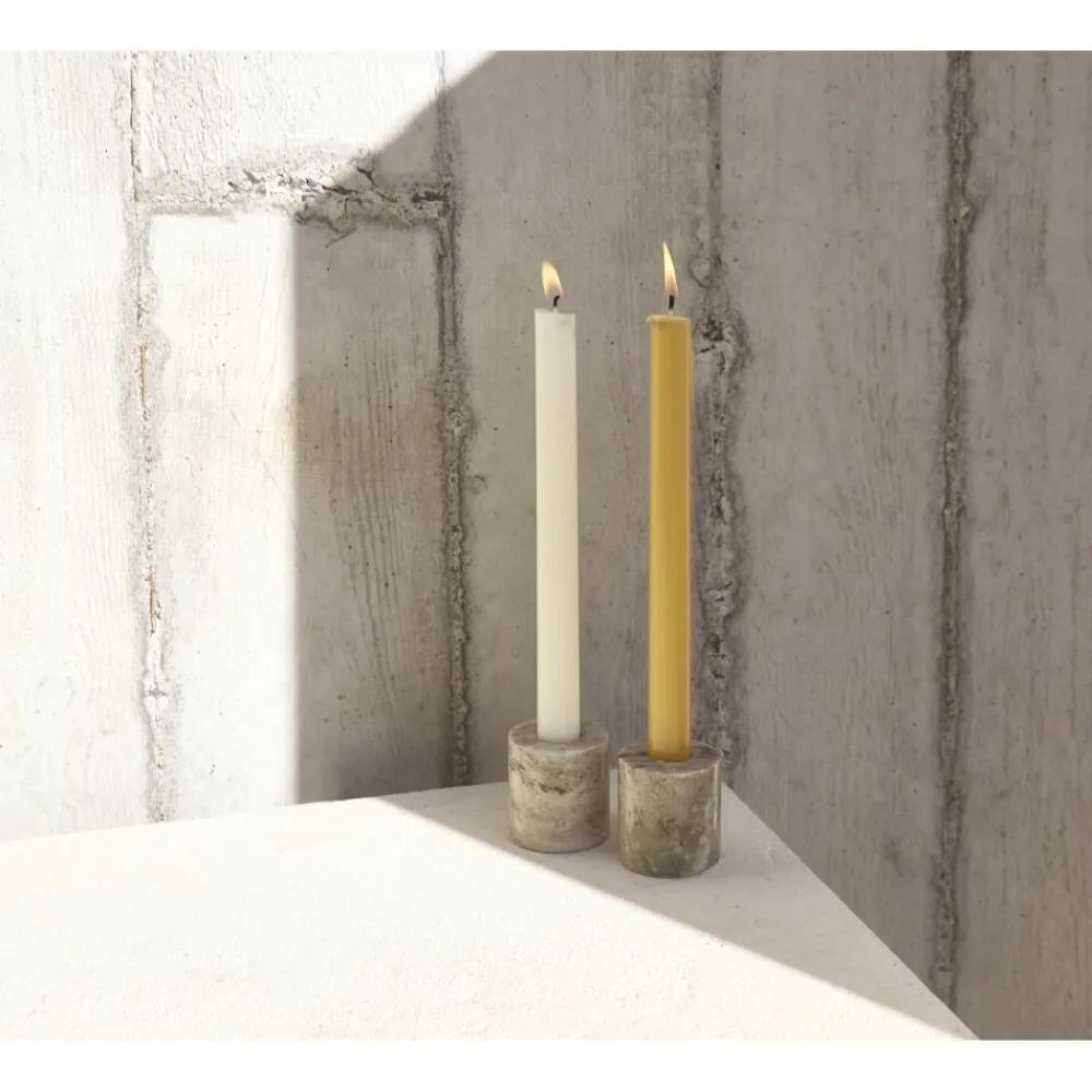 Pomax Bougies-CANDLE - bougie - cire de paraffine - H 25 cm - soleil