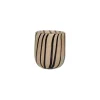 Pomax Photophores / T-lights-CANNES - vase/photophore - verre - DIA 9 x H 11 cm - ivoire