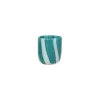Pomax Photophores / T-lights-CANNES - vase/photophore - verre - DIA 7 x H 8 cm - aqua