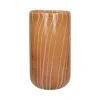 Pomax Photophores / T-lights-CANNES - vase/photophore - verre - DIA 16 x H 30 cm - ambre