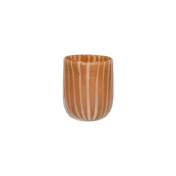 Pomax Photophores / T-lights-CANNES - vase/photophore - verre - DIA 9 x H 11 cm - ambre