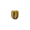 Pomax Photophores / T-lights-CANNES - vase/photophore - verre - DIA 13 x H 14,5 cm - ambre