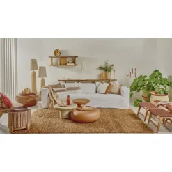 Pomax Photophores / T-lights-CANNES - vase/photophore - verre - DIA 7 x H 8 cm - ambre