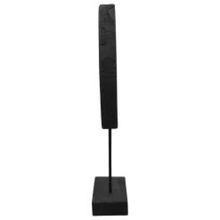 Pomax Objets De Décoration-CARDENA - objet déco - bois de paulownia - L 33 x W 9 x H 53 cm - noir