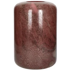 Pomax Vases-CAROLINE - vase - verre - DIA 25 x H 37,3 cm - rouge