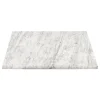 Pomax Concepts Modulaires-CARRARA - dessus de table - marbre - L 63 x W 50 x H 1,5 cm - blanc