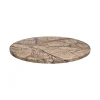 Pomax Concepts Modulaires-CARRARA - dessus de table - marbre - DIA 45 x H 1,5 cm - rose
