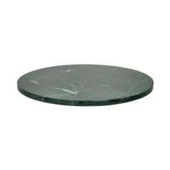 Pomax Concepts Modulaires-CARRARA - dessus de table - marbre - DIA 45 x H 1,5 cm - vert