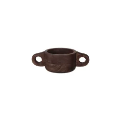 Pomax Bols & Paniers-CHANELLE - bol - bois de mangier - L 21,5 x W 12 x H 7 cm - noyer