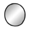Pomax Miroirs-CHARLIE - miroir - aluminium / verre miroir - L 40 x W 35 x H 2 cm - noir