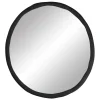 Pomax Miroirs-CHARLIE - miroir - aluminium / verre miroir - L 60 x W 55 x H 2 cm - noir