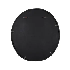 Pomax Miroirs-CHARLIE - miroir - aluminium / verre miroir - L 40 x W 35 x H 2 cm - noir
