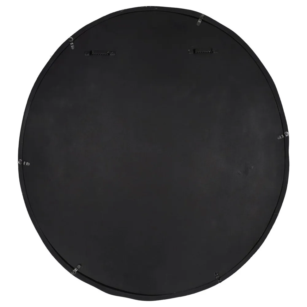 Pomax Miroirs-CHARLIE - miroir - aluminium / verre miroir - L 60 x W 55 x H 2 cm - noir