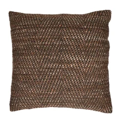 Pomax Coussins-CHIQUE - coussin - coton - L 45 x W 45 cm - brun