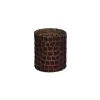 Pomax Photophores / T-lights-CHOCOLAT - photophore - verre - DIA 8 x H 9 cm - chocolat