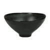 Pomax Saladiers / Plats À Servir-CHROM - saladier - grès - DIA 25,5 x H 12,5 cm - noir