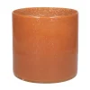 Pomax Photophores / T-lights-CITRIEN - photophore/vase - verre - DIA 20 x H 20 cm - orange