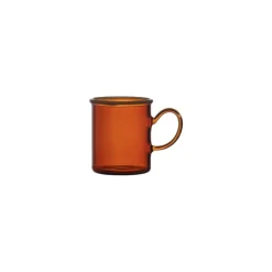 Pomax Verres-CLEMENTINE - tasse - verre borosilicaté - DIA 5,5 x H 6 cm - ambre