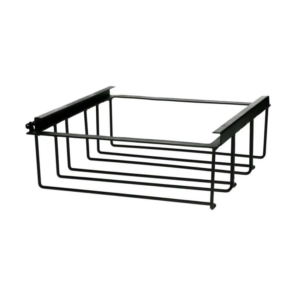 Pomax Concepts Modulaires-CLIX - porte-bouteilles - fer - L 30 x W 30 x H 12 cm - noir