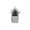 Pomax Plantes-CONCRETE JUNGLE - plante artificielle / violet - synthétique / ciment - DIA 8 x H 16 cm - vert