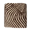 Pomax Plaids-CORFINO - couverture - coton / acrylique - L 200 x W 150 cm - brun