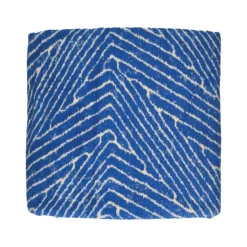 Pomax Plaids-CORFINO - couverture - coton / acrylique - L 200 x W 150 cm - bleu