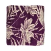 Pomax Plaids-CORFINO - couverture - coton / acrylique - L 200 x W 150 cm - pourpre