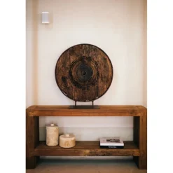Pomax Consoles-CORSICA - console - bois recyclé - L 180 x W 38 x H 90 cm - naturel